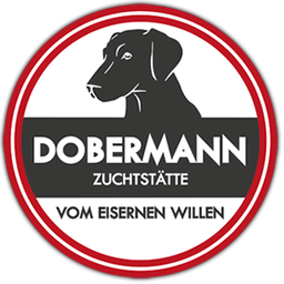 Logo der Dobermann-Zuchtstätte Vom Eisernen Willen