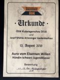 Urkunde-Aura-DK-Klubsiegerschau-2018